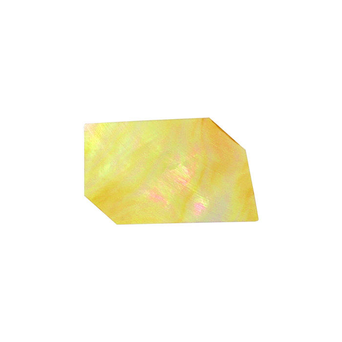 Plaquettes de nacre irrégulières, or, 50 g