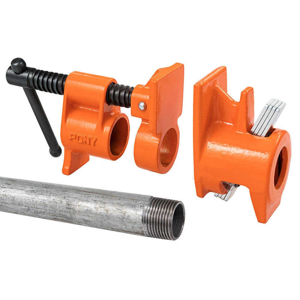 Pony® Pipe Spannelemente-Satz, ½ Inch, inkl. Rohr 1 m