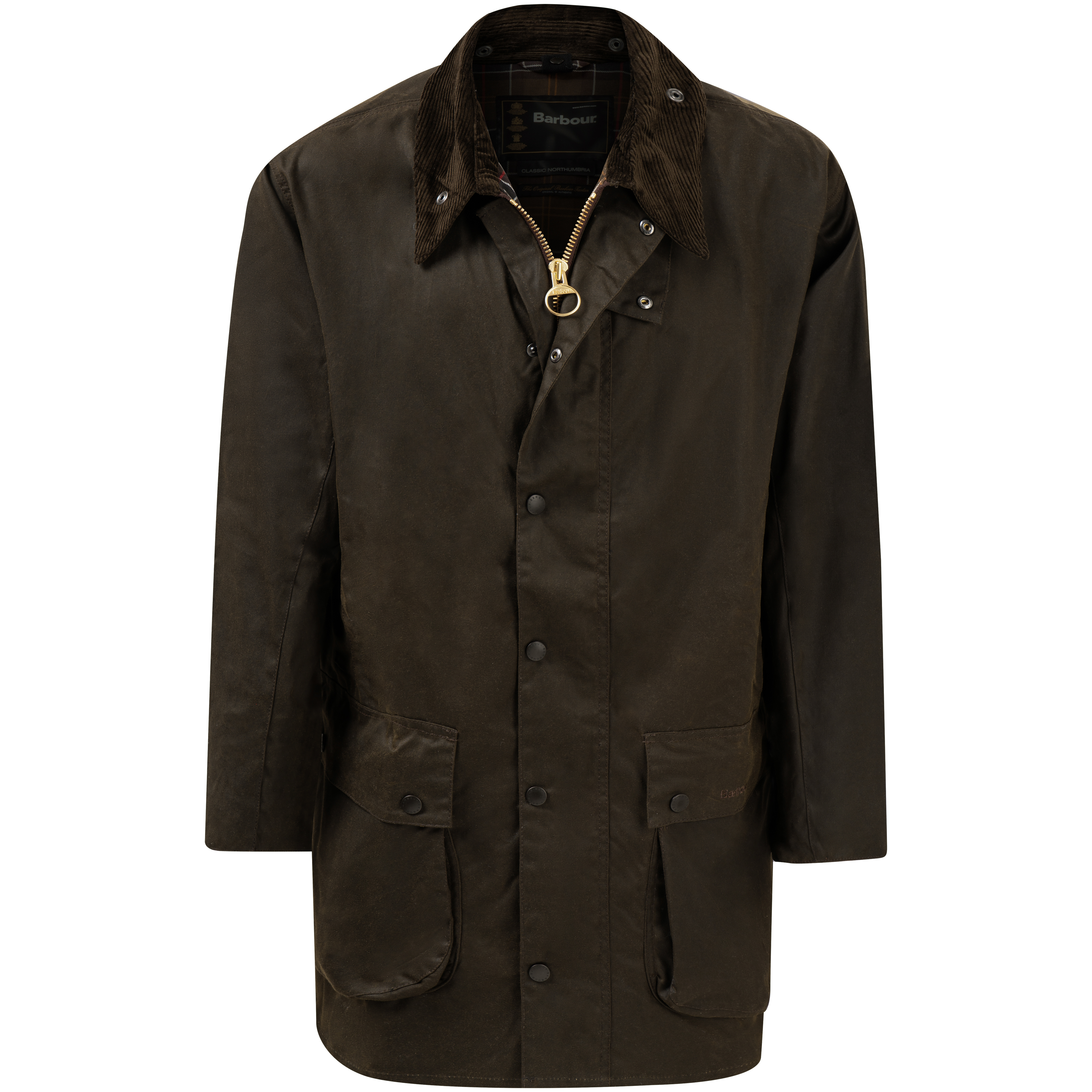 Barbour »Northumbria« Waxed Jacket | olive | 46/56 | 825907/46