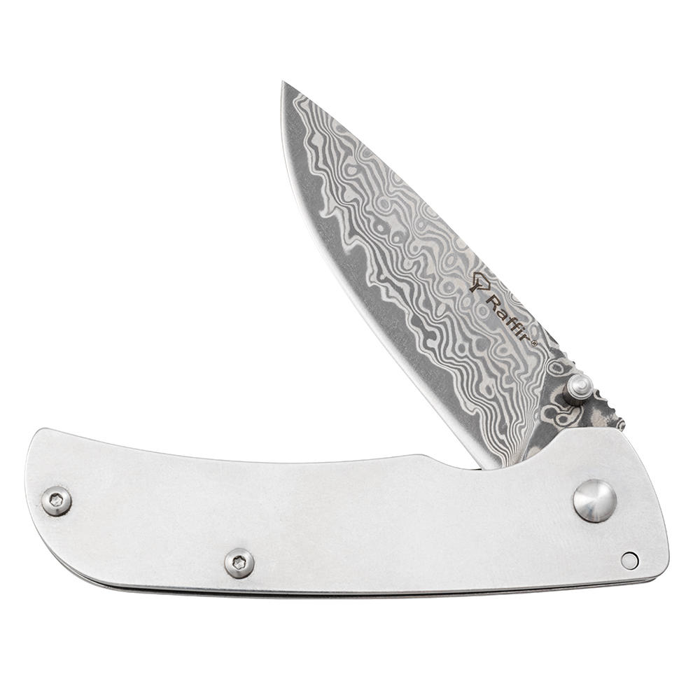 Raffir® Klappmesser-Bausatz, The Gentleman,  Damast, Cloud
