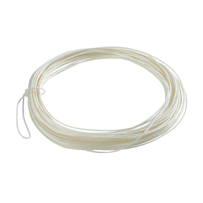 Fil de lin, ciré, blanc