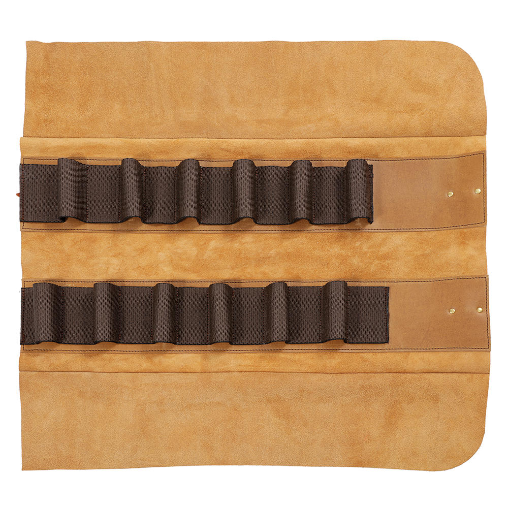 Leather Tool Roll Deluxe, 12 Pockets