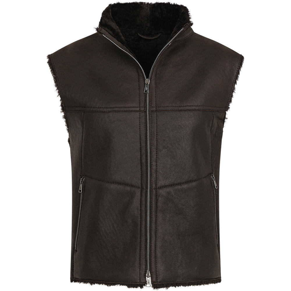 Gilet en en peau d’agneau Werner Christ » Humphrey «