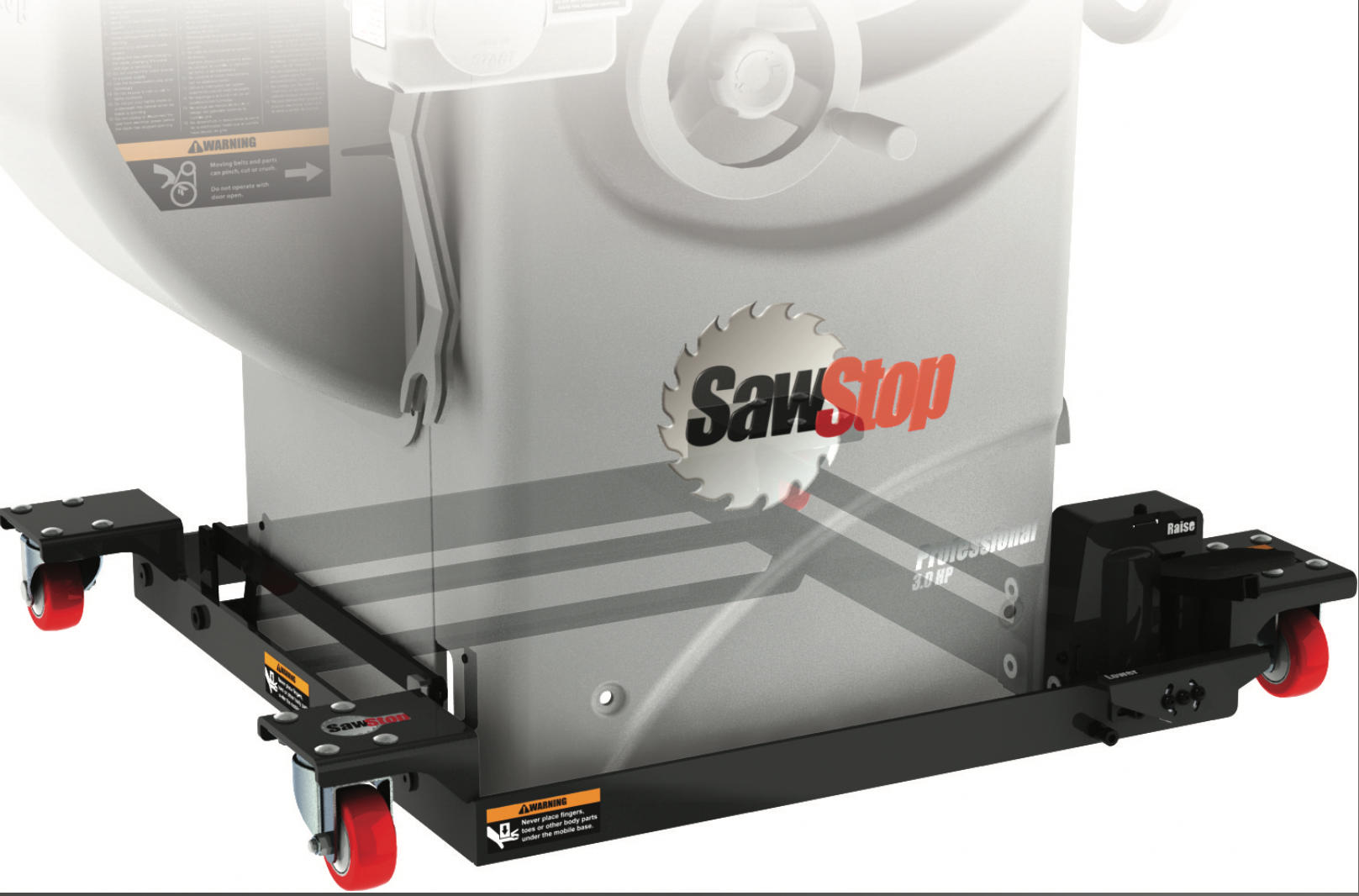 SawStop Professional Cabinet Saw, 36 Inch, »Space Saver«