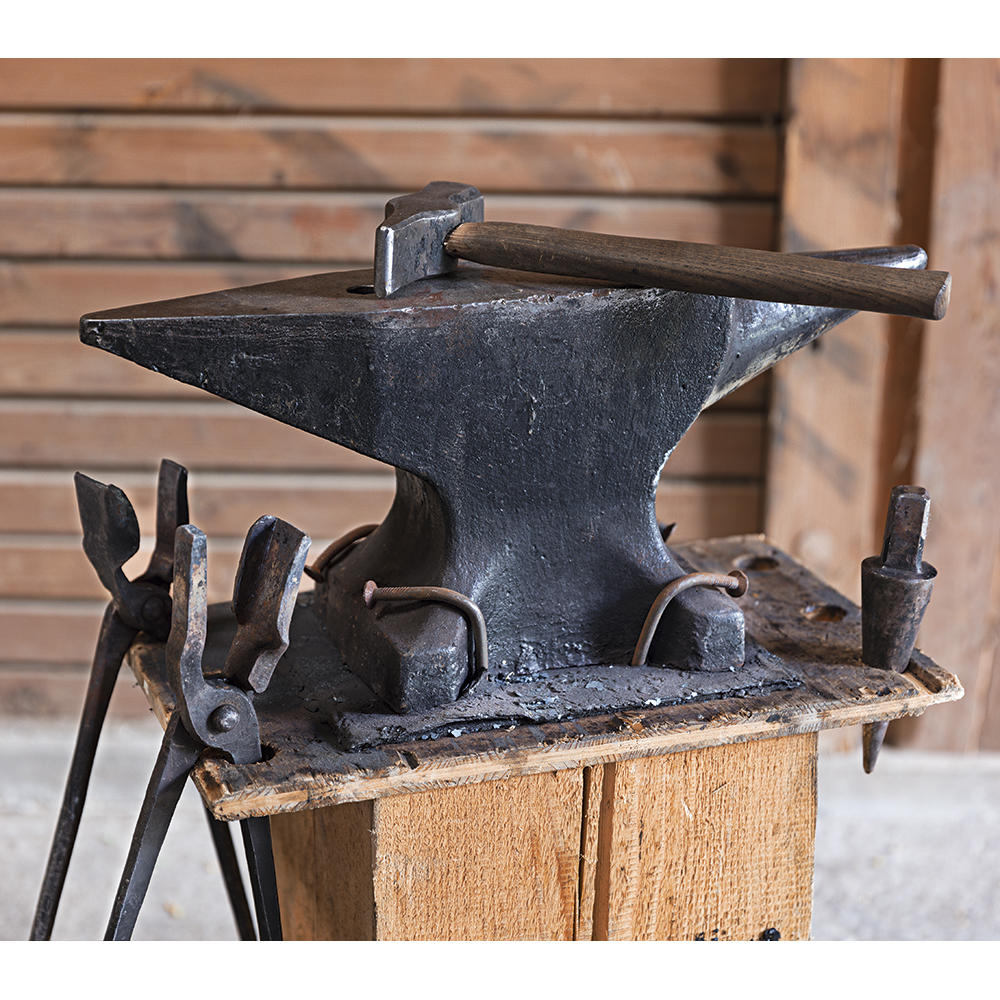 Steel Anvil with Two Horns, Northern German Style, 75 kg