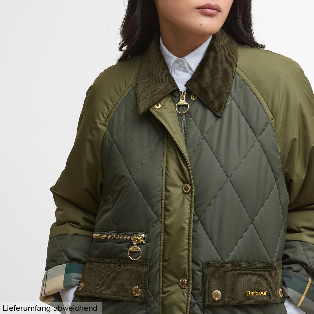Barbour »Martha« Ladies' Quilted Jacket olive/dark moss 42