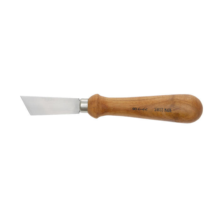 Pfeil® Chip Carving Knife »Stecher«, Large, Shape 8, Blade Width 18 mm