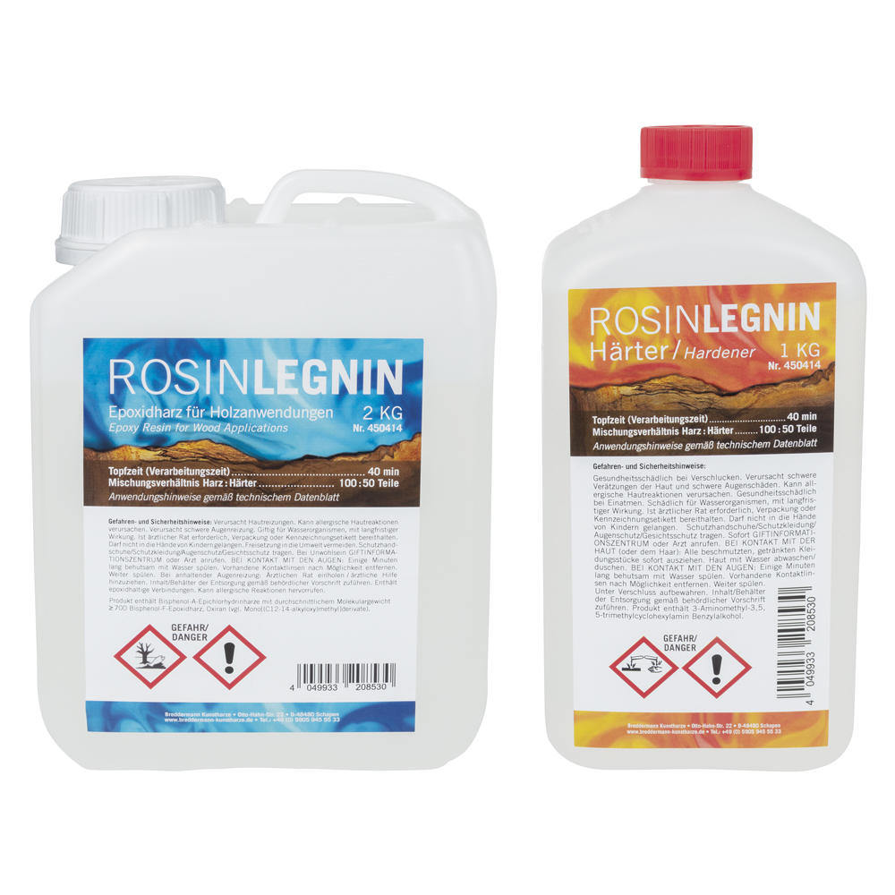 RosinLegnin® Epoxidharzsystem für Holzanwendungen, 3 kg