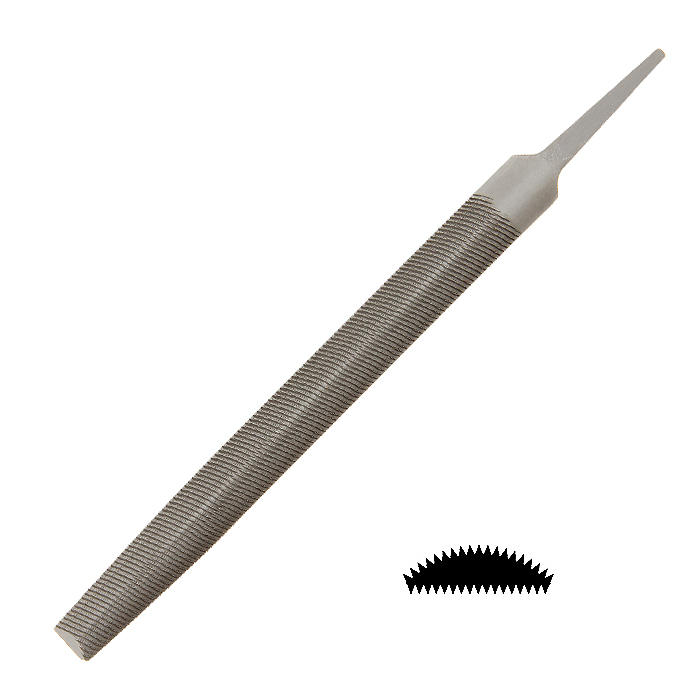 Lima da legno Friedr. Dick, mezzatonda, taglio 0, lunghezza 200 mm