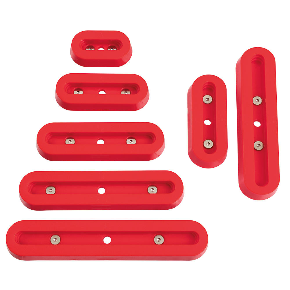 Jeu de gabarits à tenons, 7 pièces