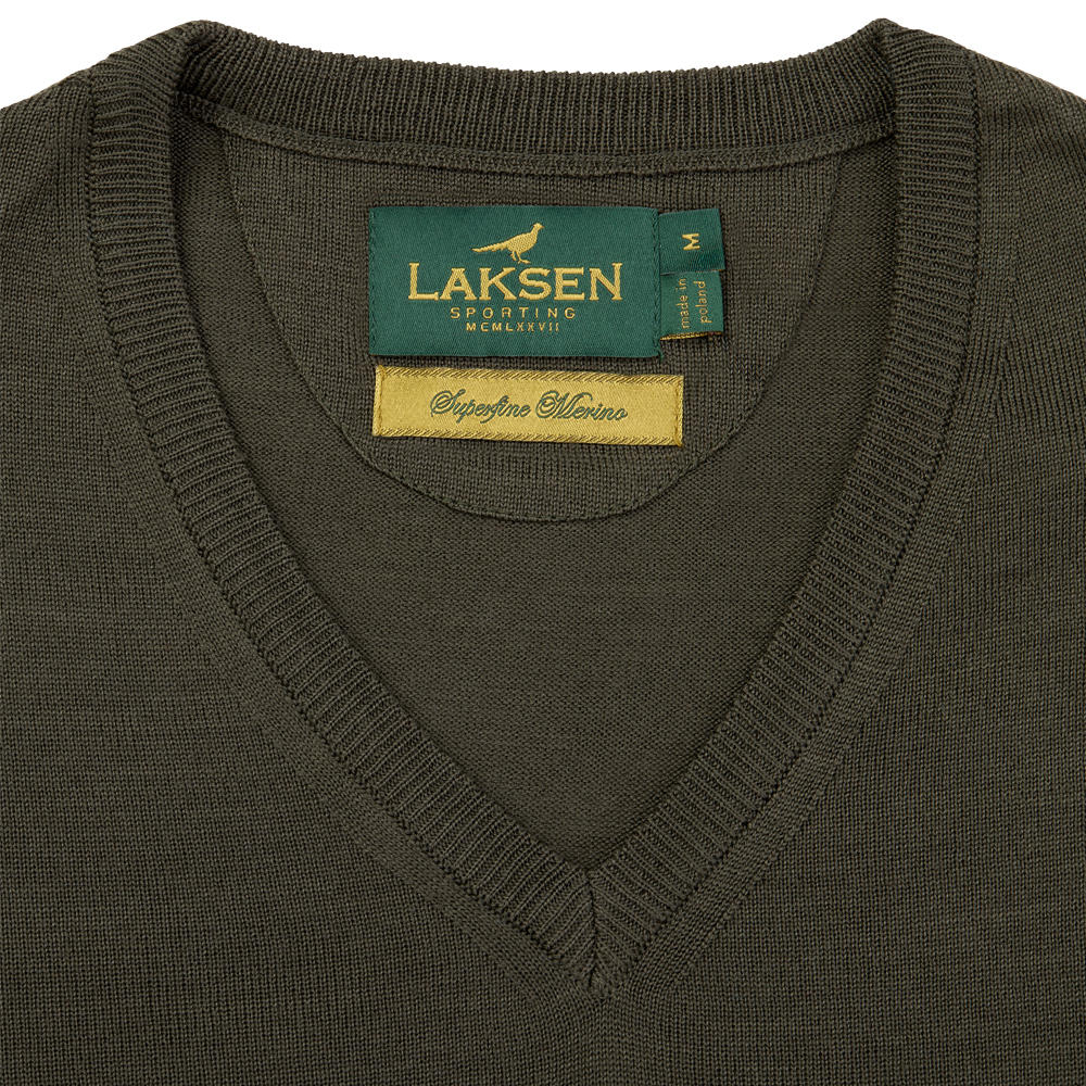 Laksen »Sussex« Men's V-Neck Sweater