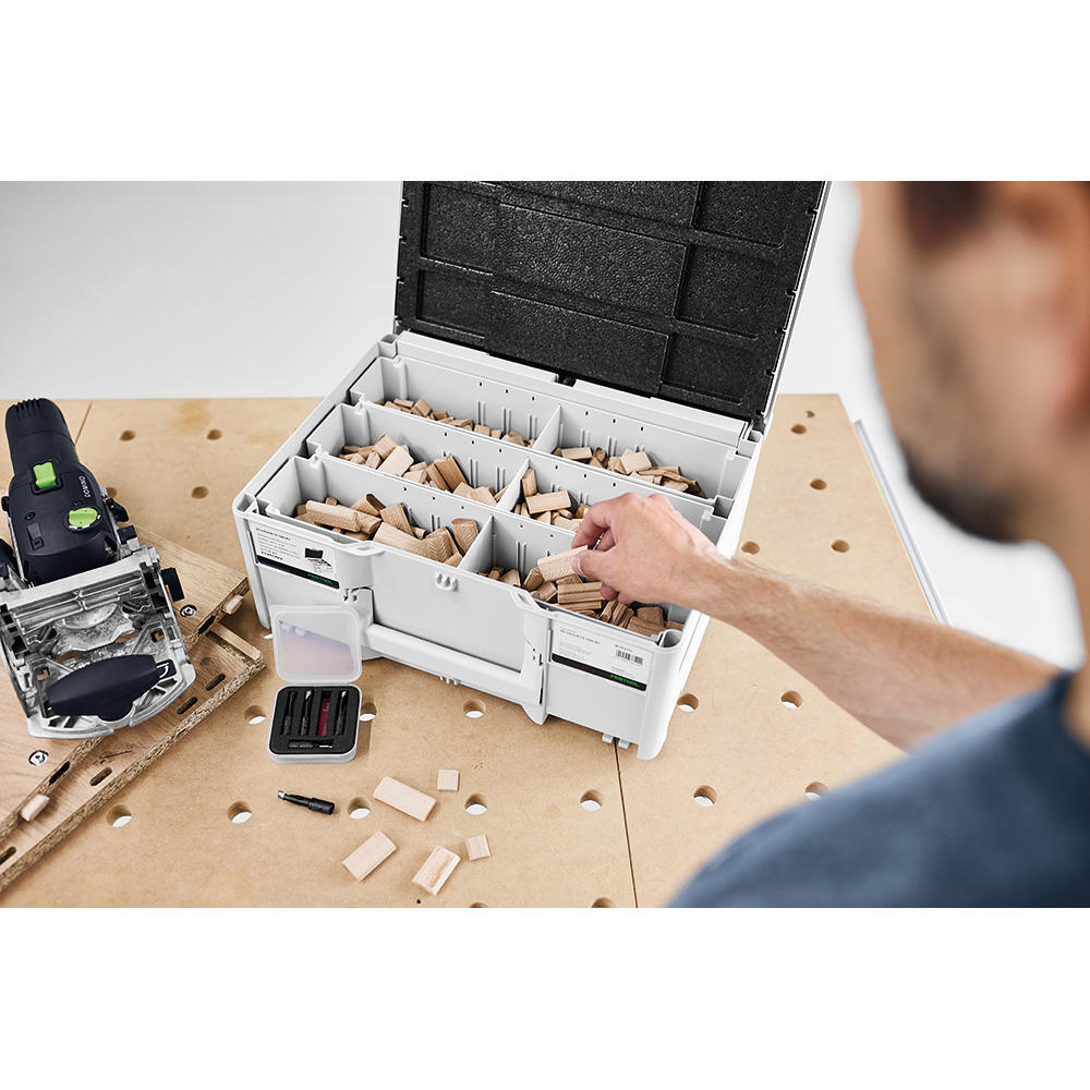 Festool Assortimento di tasselli DOMINO Faggio DS 4/5/6/8/10 1060x BU