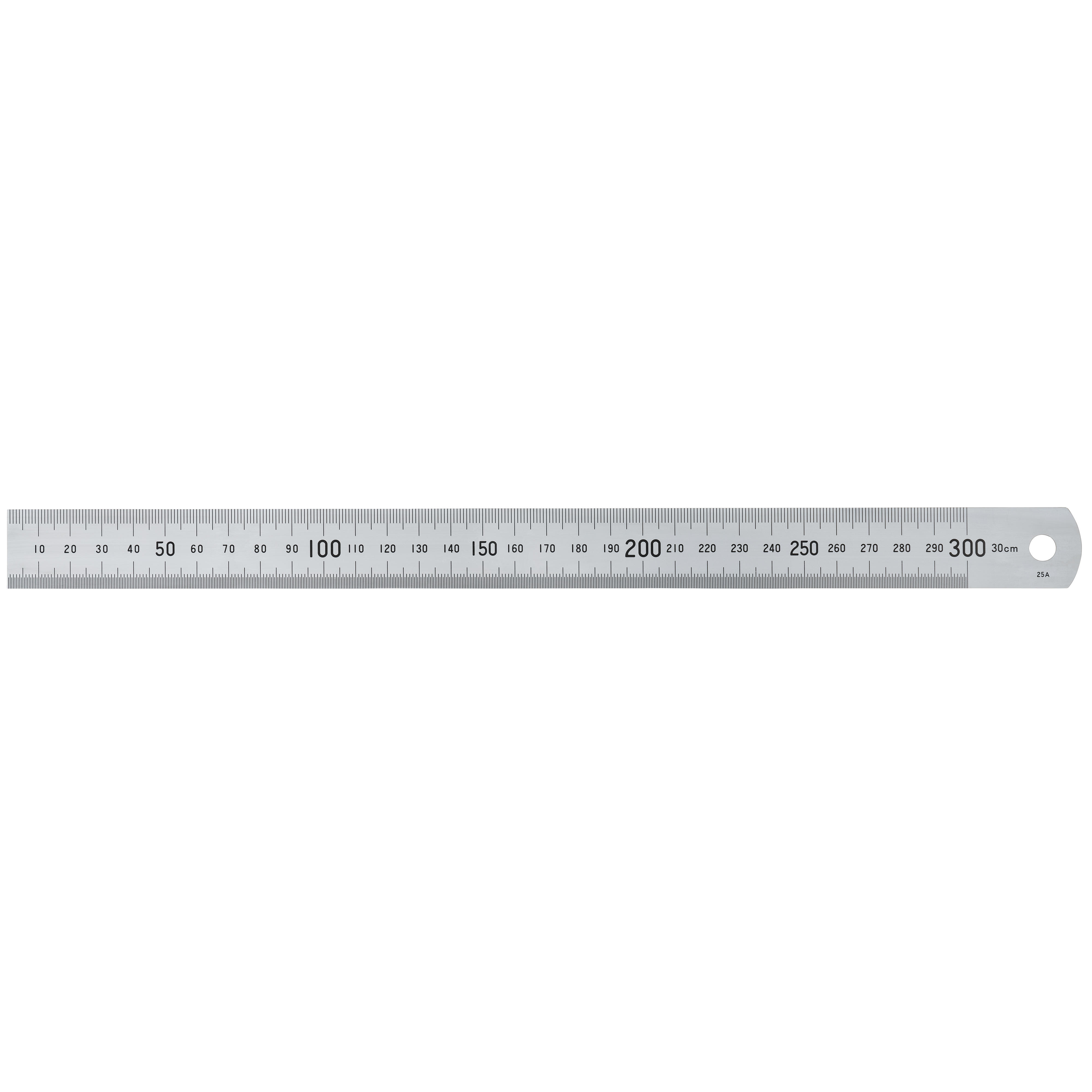 Shinwa® Präzisionslineal mit Nullpunkt mittig, 300 mm