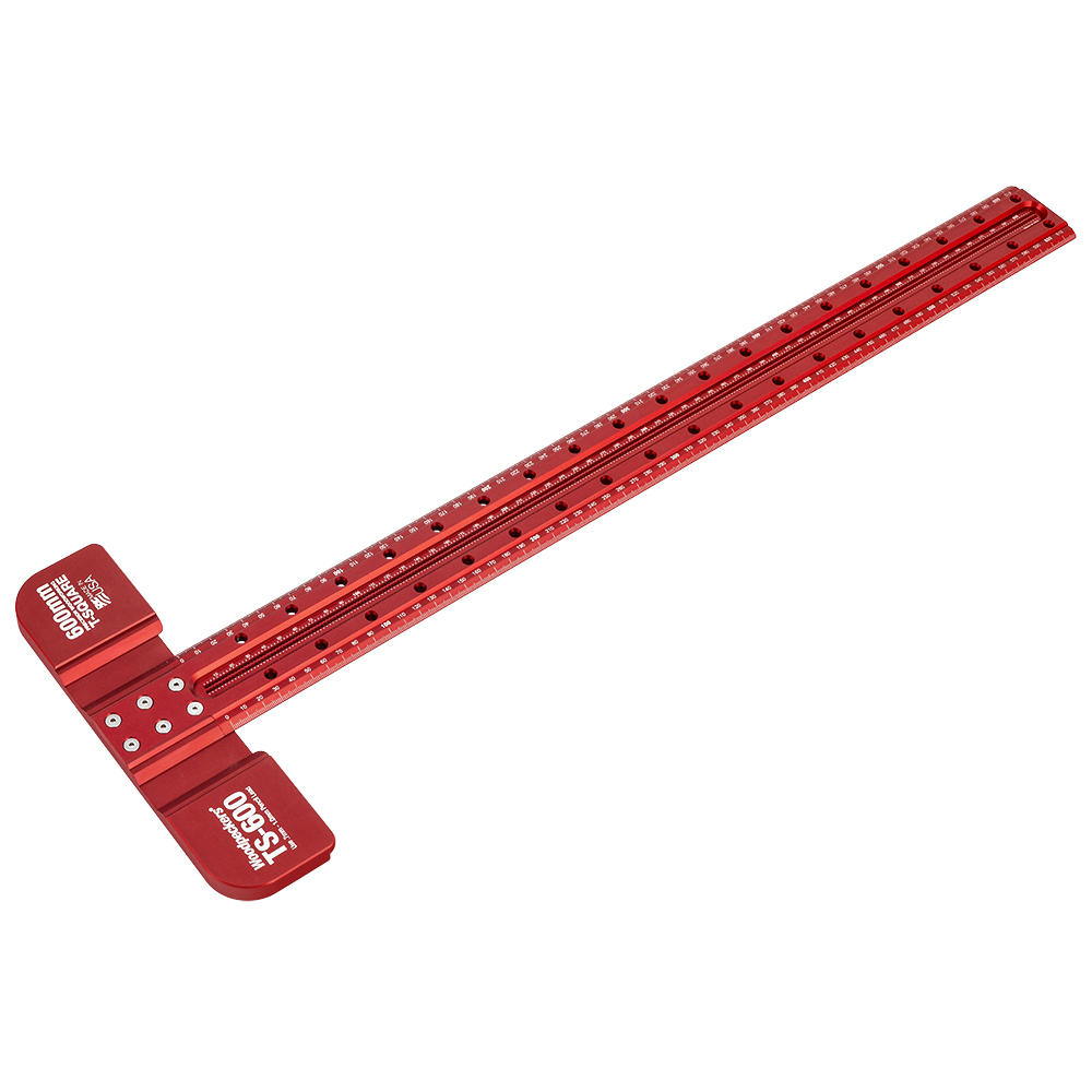 Regolo per tracciare con battuta a T Woodpeckers®, 600 mm