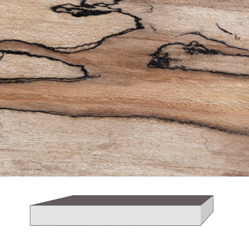 Red Beech, Spalted, 450 x 70 x 70 mm