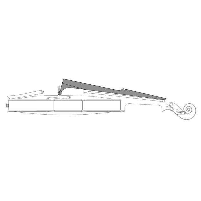 Utensile per verifica scala, violino 4/4