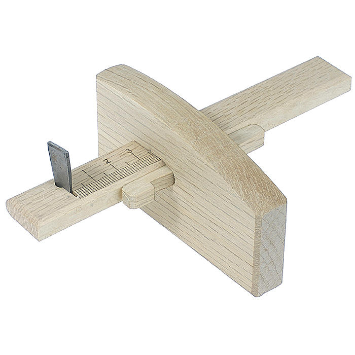 Japanese Marking Gauge, Single Cutter, Wedge Lock