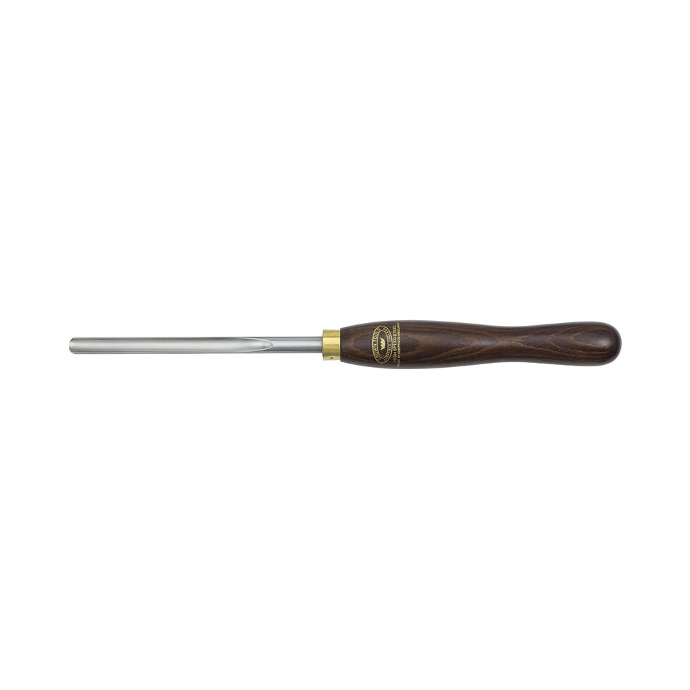 Crown® »English-style« Spindle Gouge, Stained Beech Handle, Blade Width 6 mm