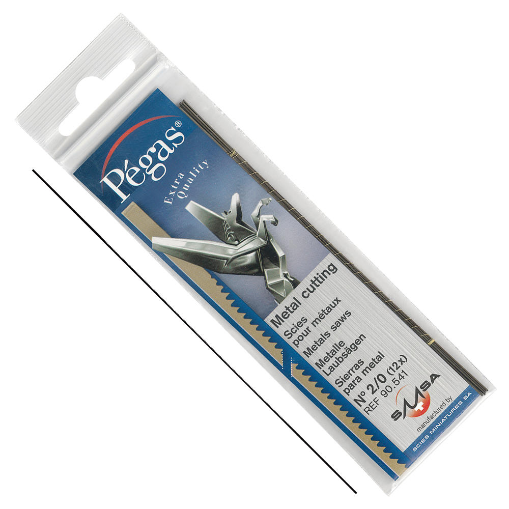 Lama per seghetto da traforo Metal Cutting Pégas®, larghezza lama 0,52 mm, 12 pz