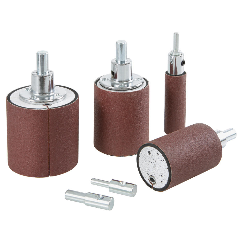 Rouleaux abrasifs, jeu de 4 pièces