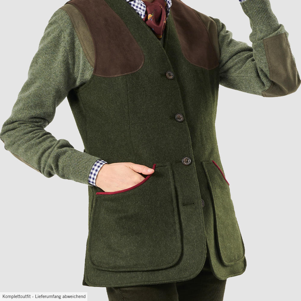 Chrysalis Ladies Shooting Vest, Loden