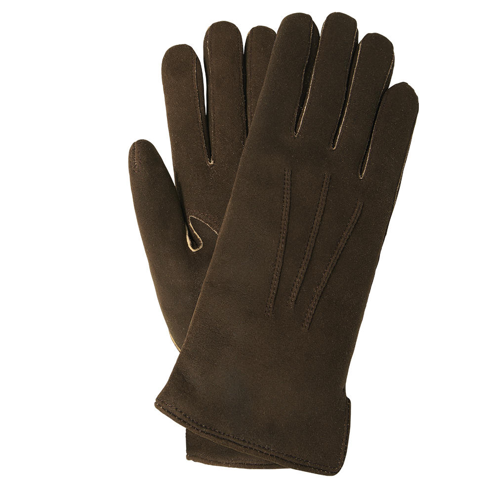 Damen Handschuhe RIED, Rehleder, Kaschmirfutter