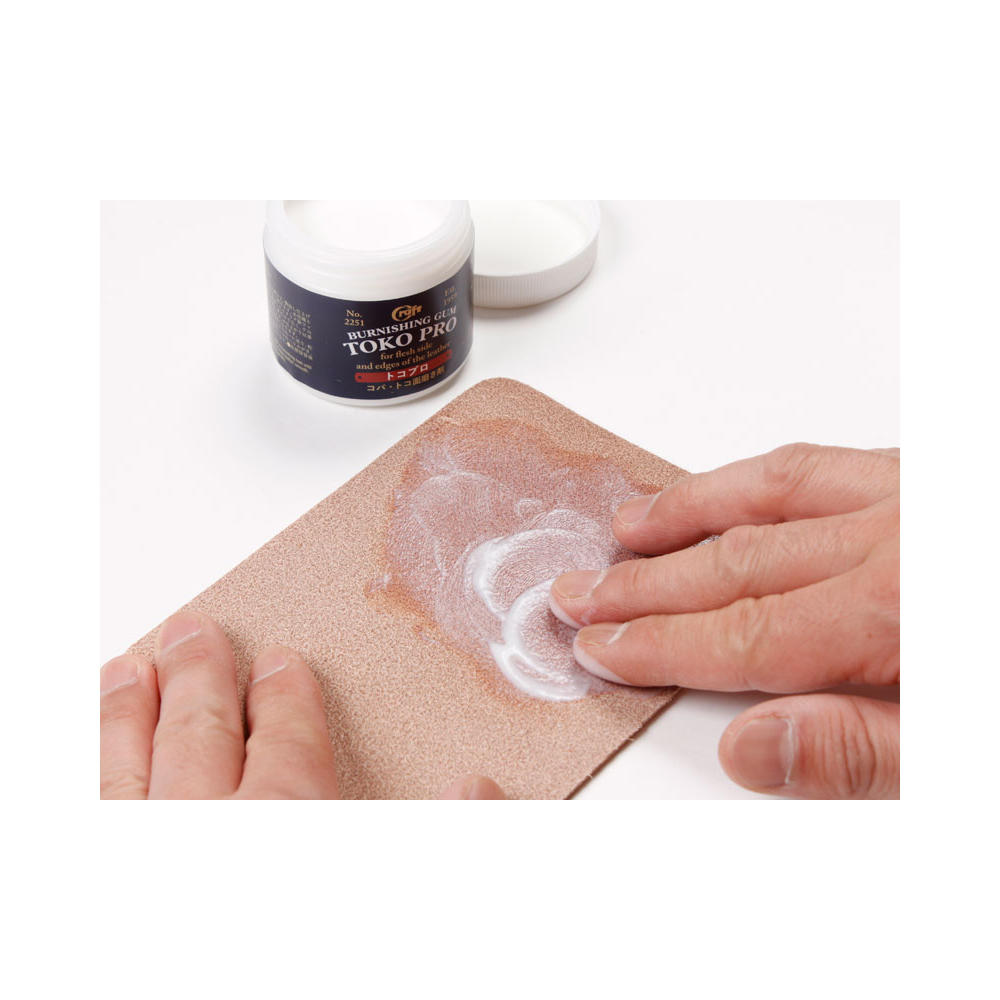 Gomme de finition pour cuir Toko Pro, 100 g, neutre