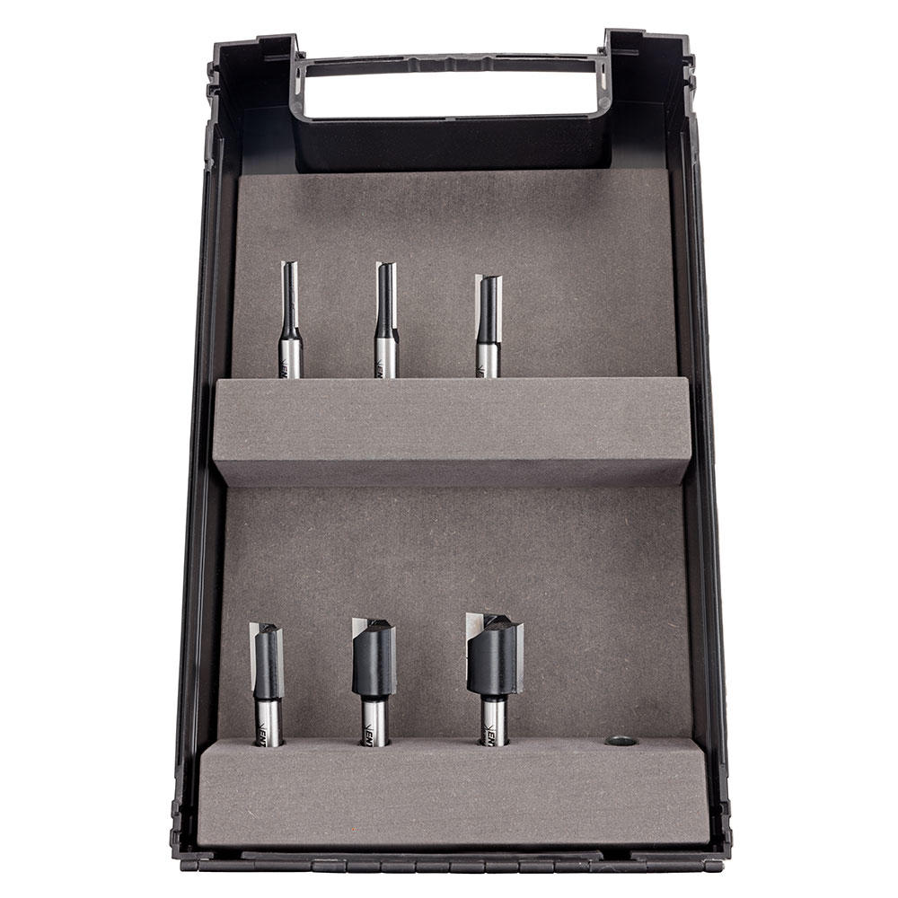 DICTUM® HW-Nutfräser-Set, 6-teilig