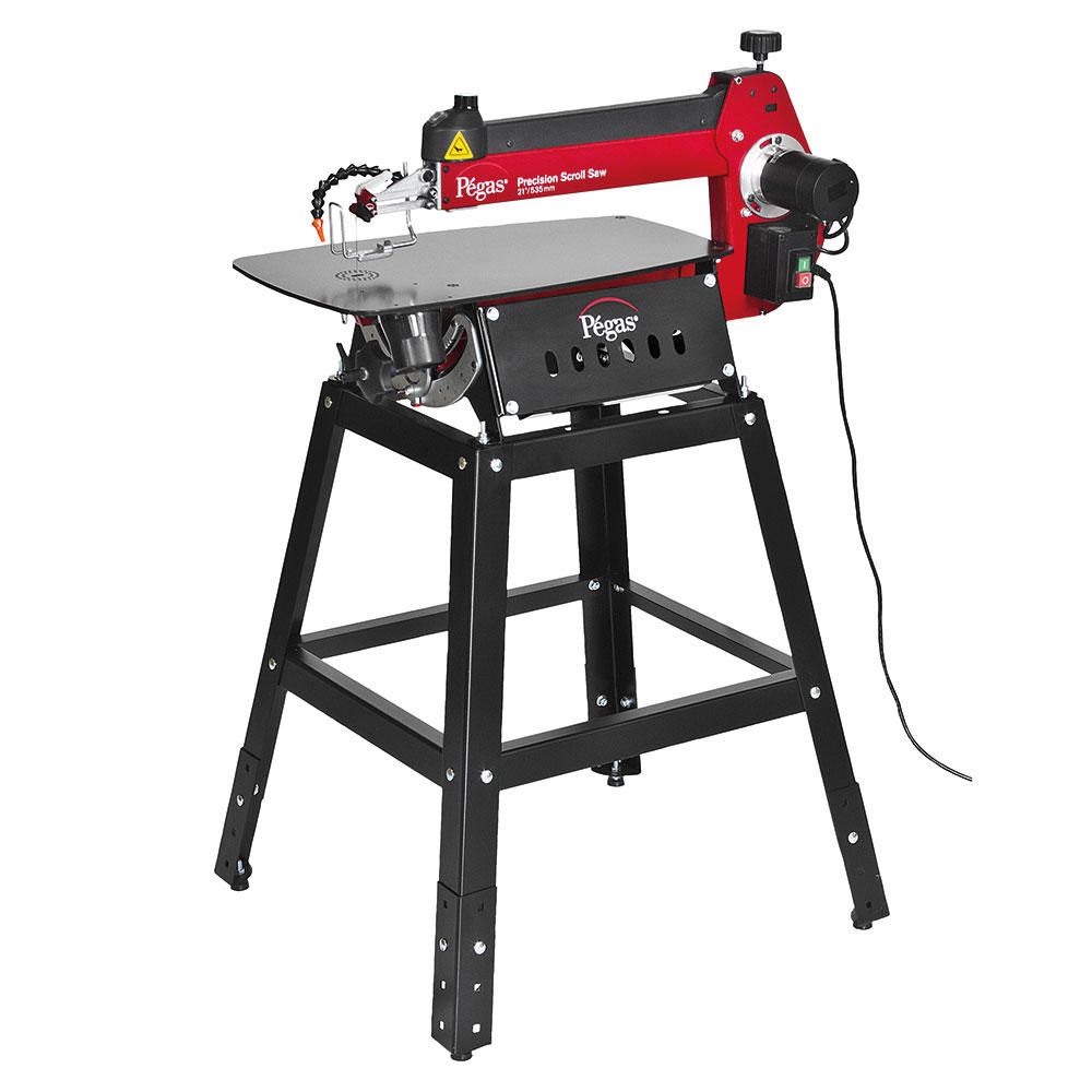 Pégas® Dekupiersäge 21 Inch inkl. Untergestell höhenverstellbar Pégas® Dekupiersäge 21 Inch inkl. Untergestell höhenverstellbar