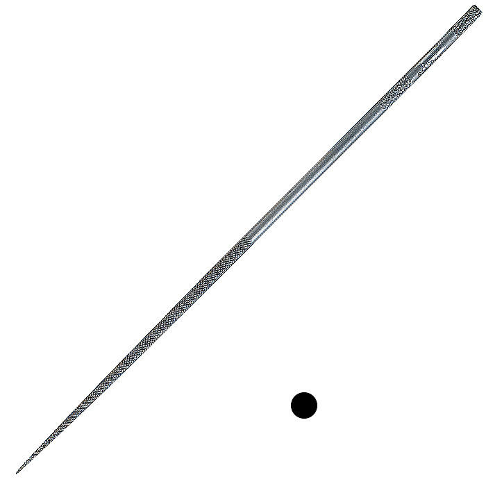 Glardon/Vallorbe® Round File, Cut 0