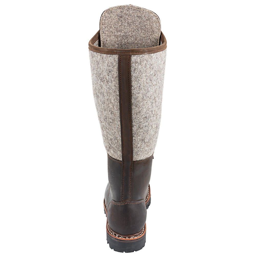 Bertl Felt Boots, Double-stitched