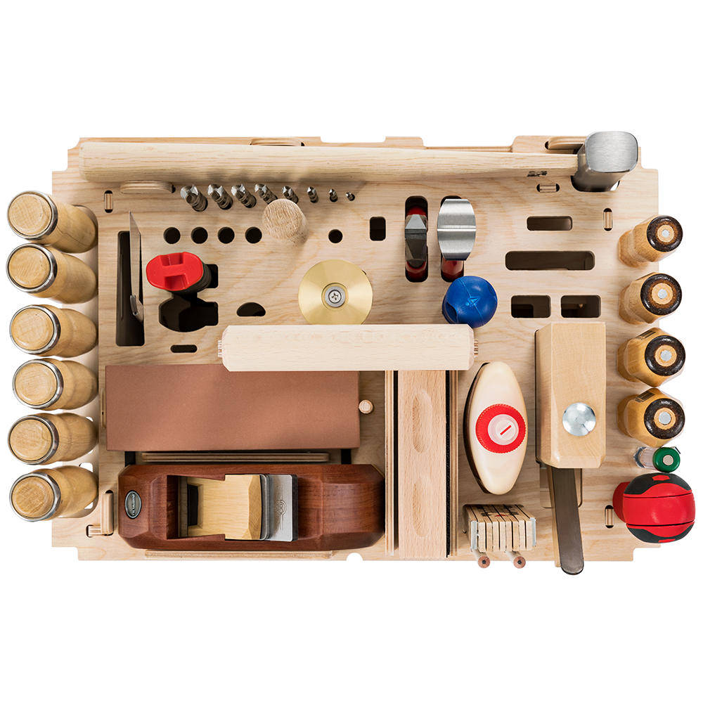 DICTUM Tool Carrier »Cabinet making, Interior Work«, Equipped, 43-Piece Set