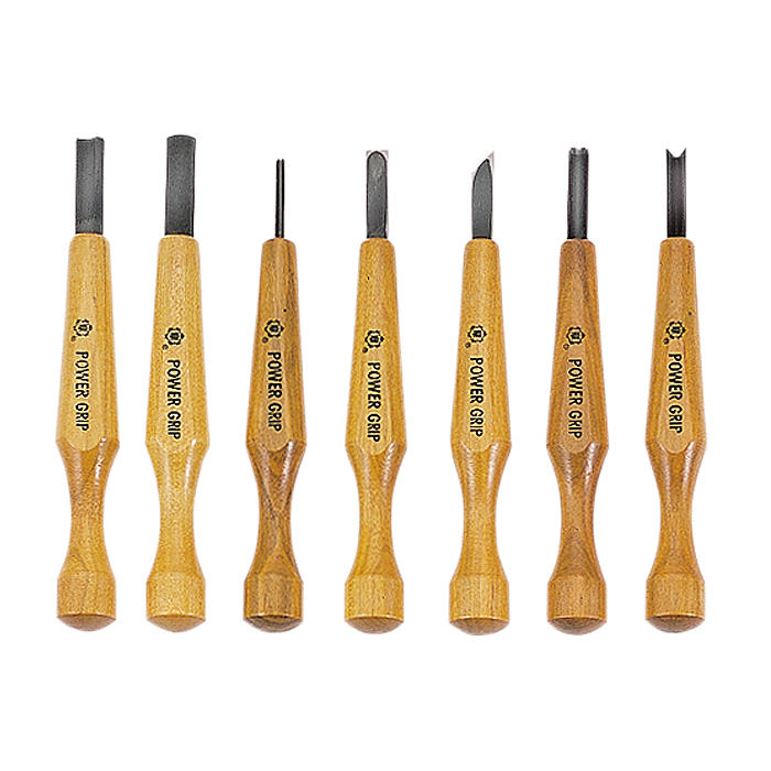 Jeu de couteaux de sculpture Power Grip, 7 pièces