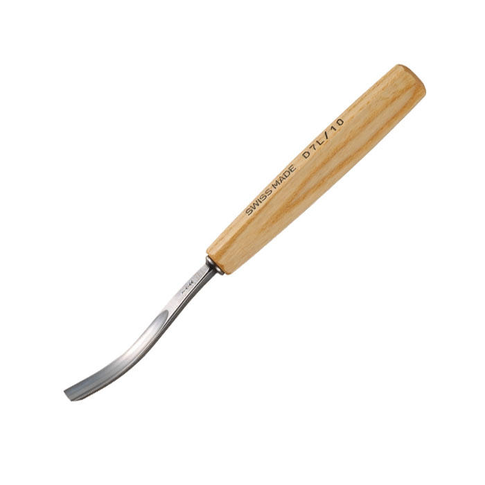 Sgorbia da scultura Pfeil® Compact, lunga a gomito, taglio 7L /10 mm
