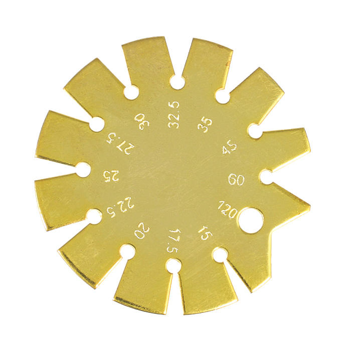 Calibre d'angle pour biseau de lame