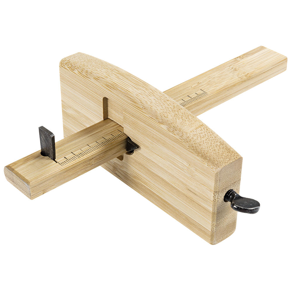 Japanese Marking Gauge, 1 Cutter, Screw Clamp, 140 mm