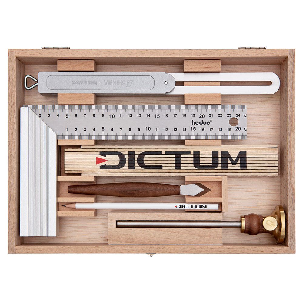 Tools for Measuring and Marking, 6-piece Set