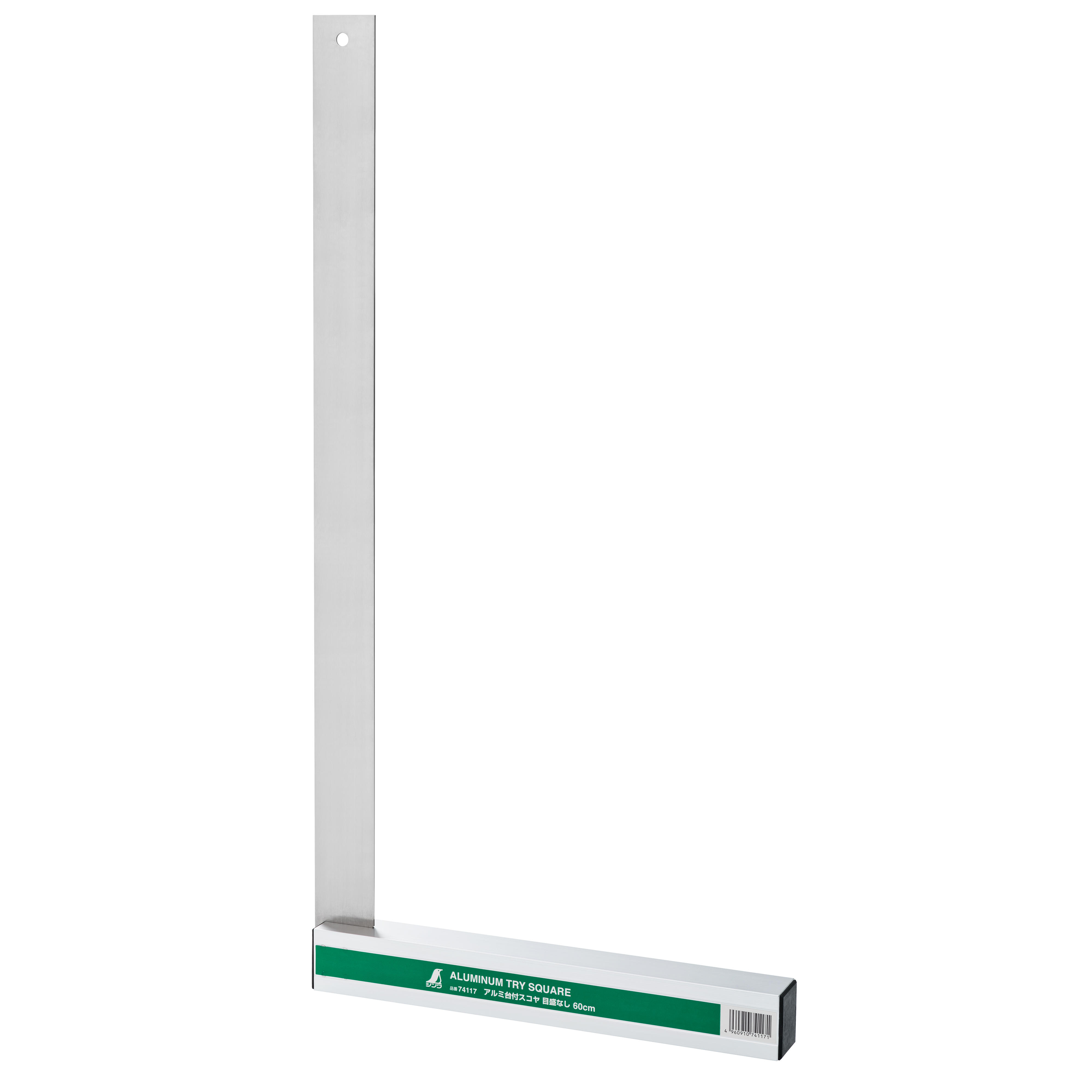 Équerre à épaulement en aluminium sans graduation Shinwa®, 600 mm