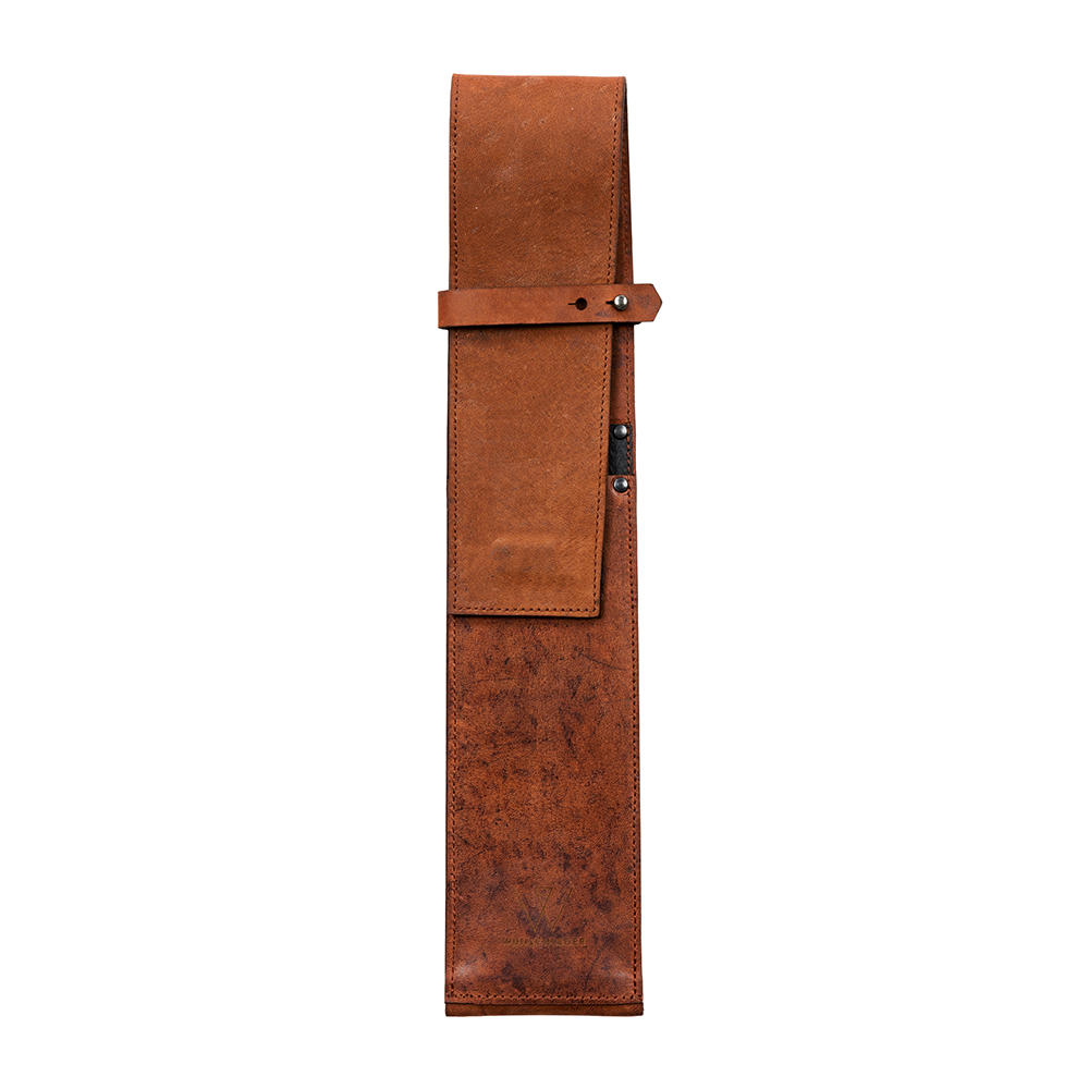 Knife Bag, Horse Leather with Kevlar® Reinforcement, Cognac, Size 2