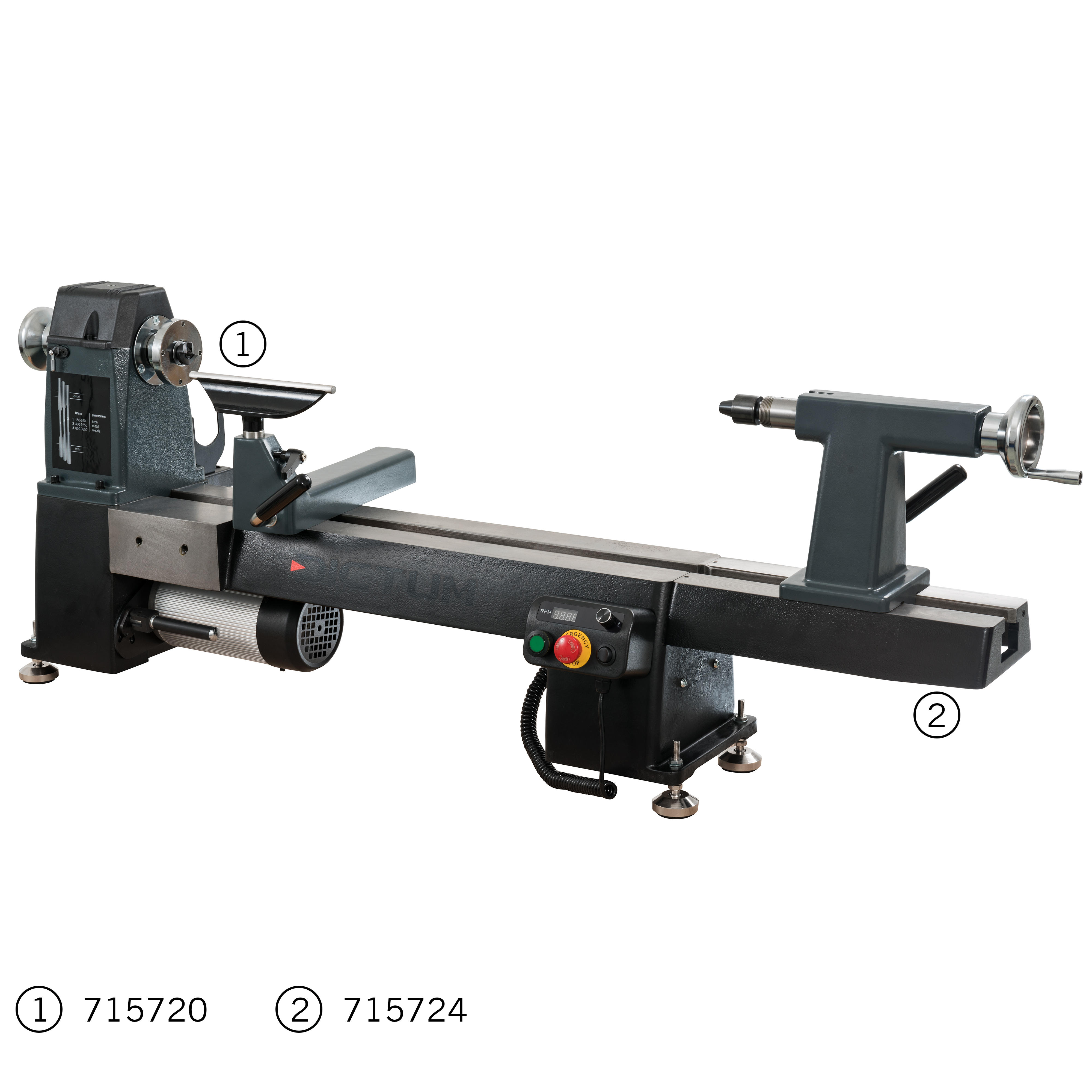 Tour à bois DICTUM® PRO 510