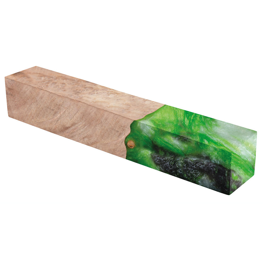 Lava Blank, érable veiné, Spring Green