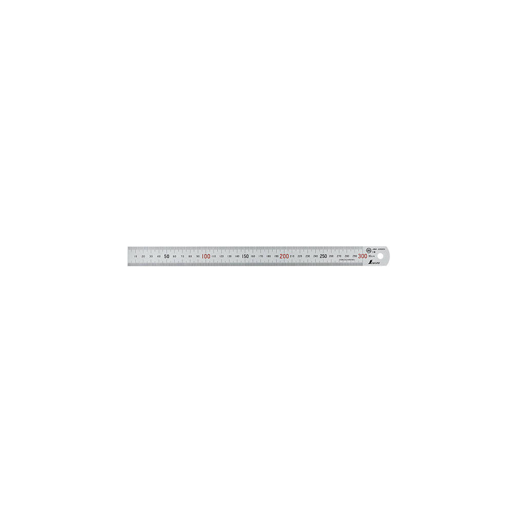 Shinwa® Präzisionslineal, halbstarre Ausführung, 300 mm