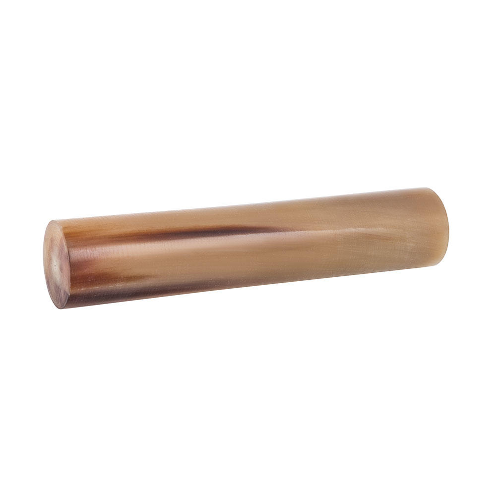 Rouleau de corne de buffle, Ø 20 x 100 mm, naturel