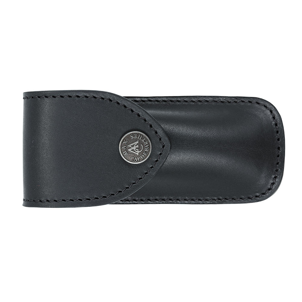 Klappmesser-Lederetui Randonneur, schwarz