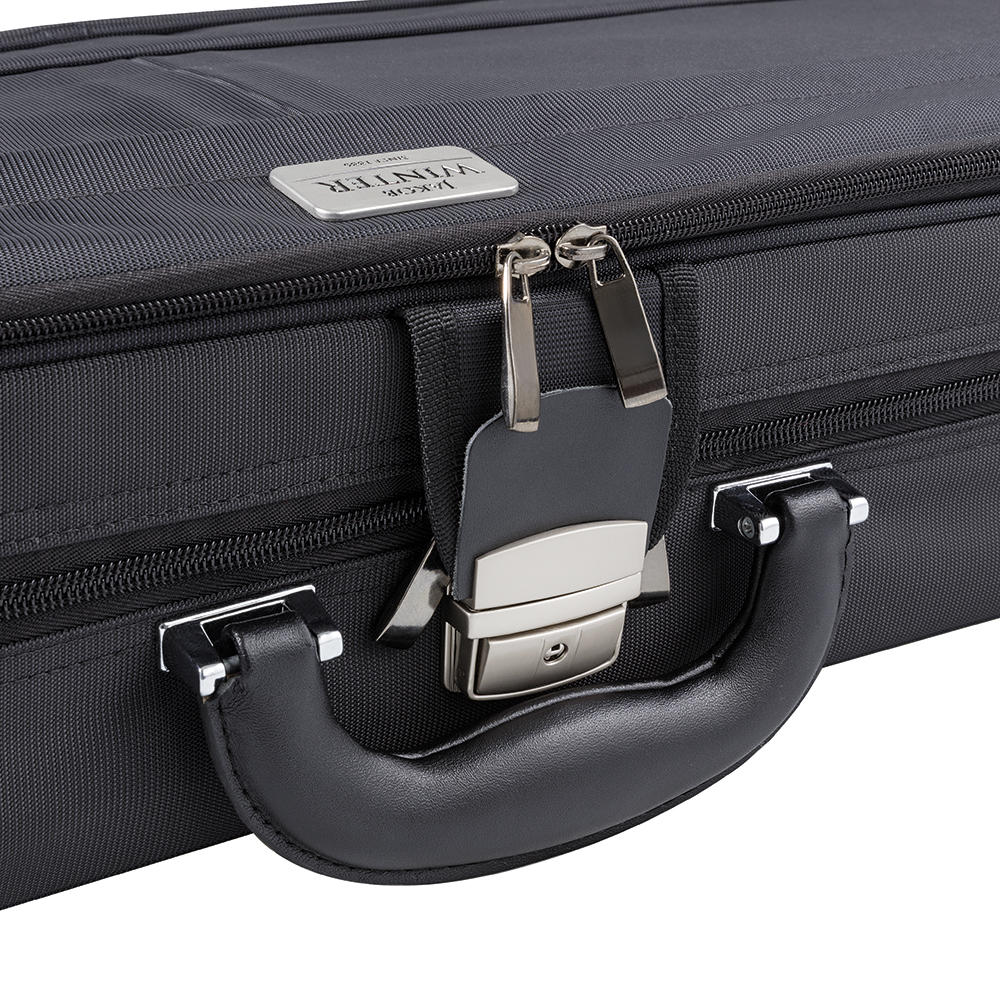 Custodia rigida leggera Jakob Winter®, violino 4/4, nero/nero