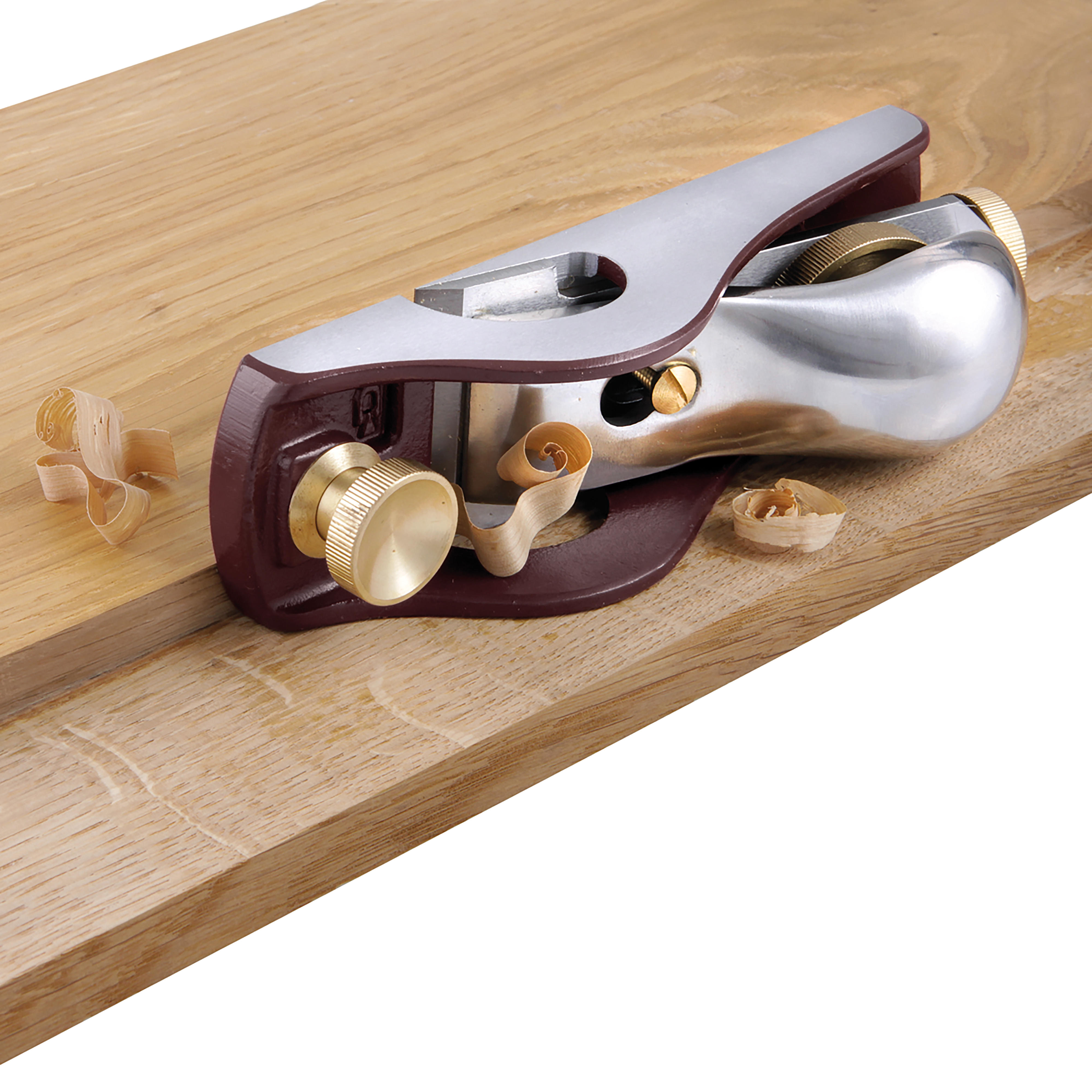 DICTUM® Plane Set with Smoothing Plane No. 4½ and Rabbet Block Plane, SK4 Blades