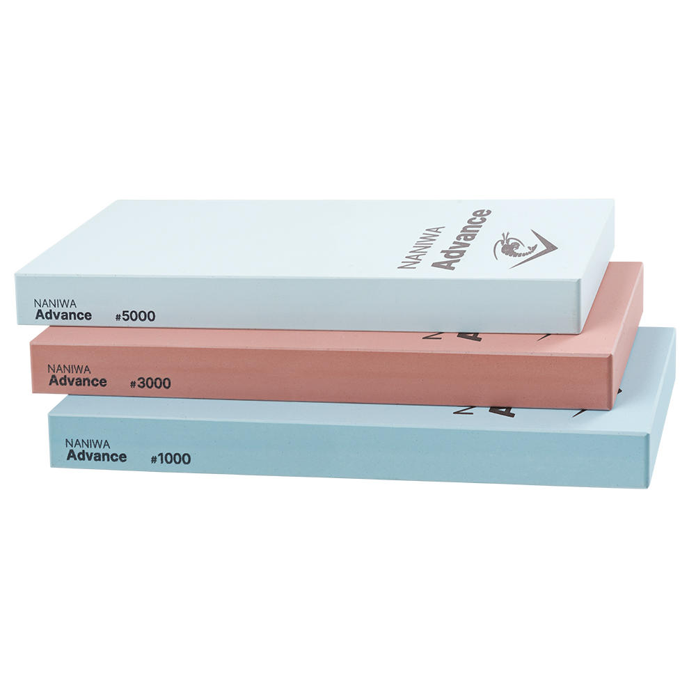 Naniwa® Advance S2 Steinset, Körnungen 1000, 3000, 5000