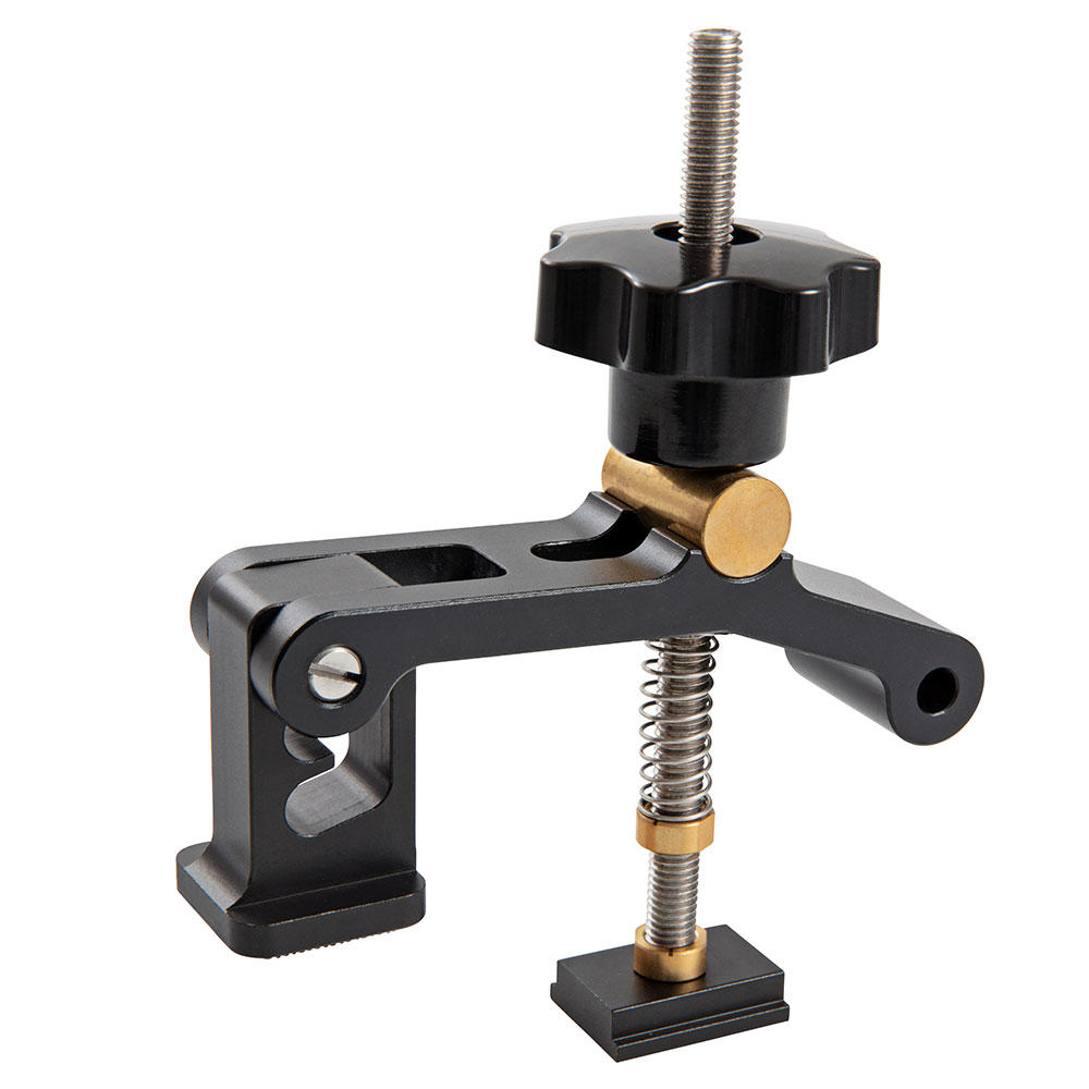 Morsetto per binario a T Hattori®, regolabile in altezza