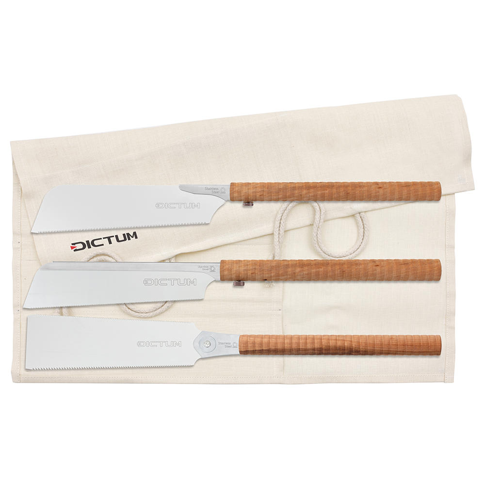 DICTUM® Sägen-Set Japan, 3-teilig, Wave Grip