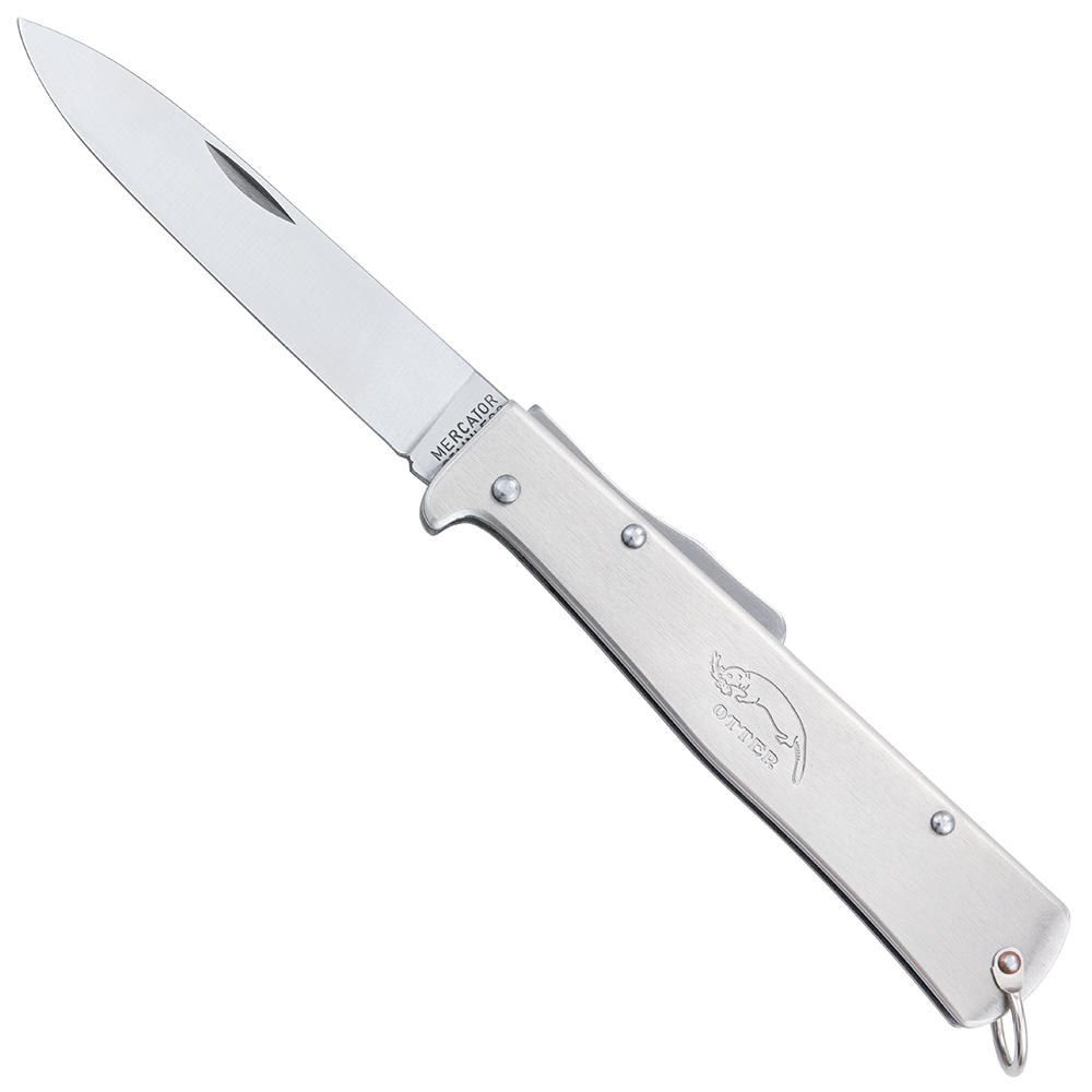 Mercator® Pocket Knife, Stainless Steel, Clip